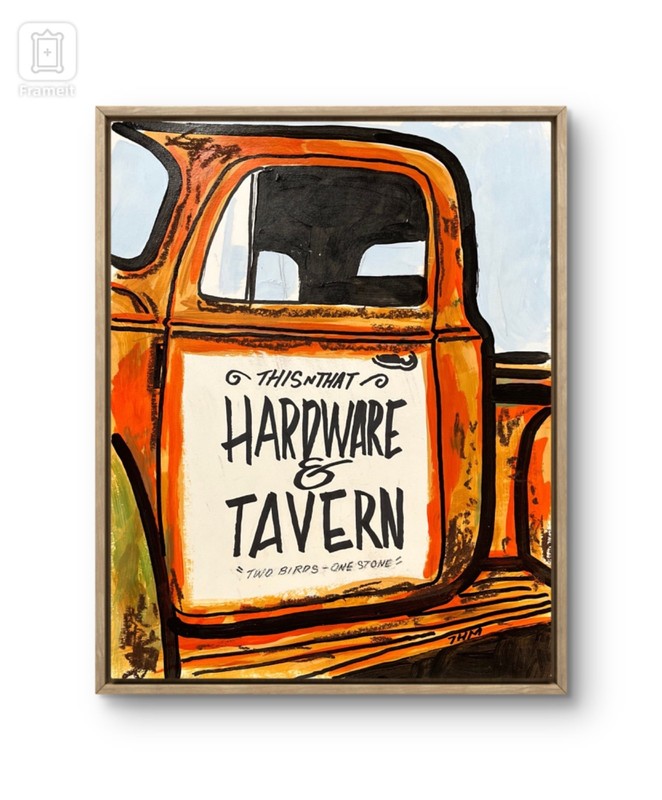 Goat Art 11×14 98# Paper Original Expressionist Acrylic Paint Truck Sign