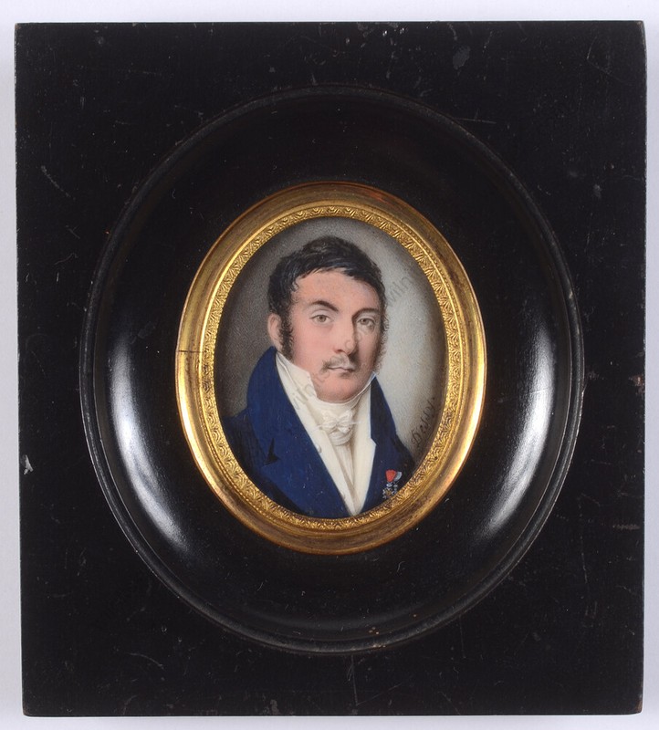 Dessy (fl. 1817/18 in Paris) «Jacques Antoine Tartenson», miniature, late 1810s