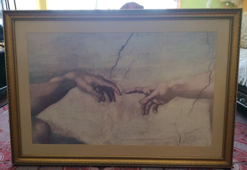 License reproduction from the Original Paintings Art by MICHAEL ANGELO..Vintage