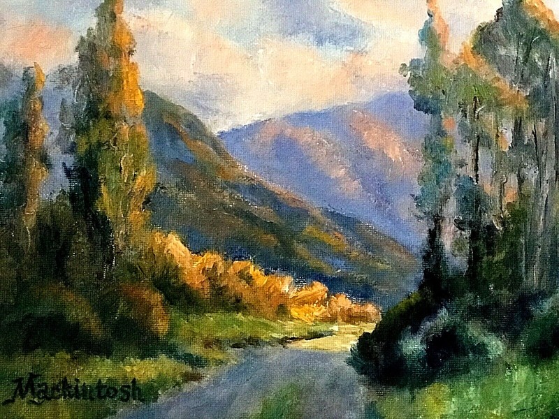 Sunshine around the bend where the morning light brightening the world with hope