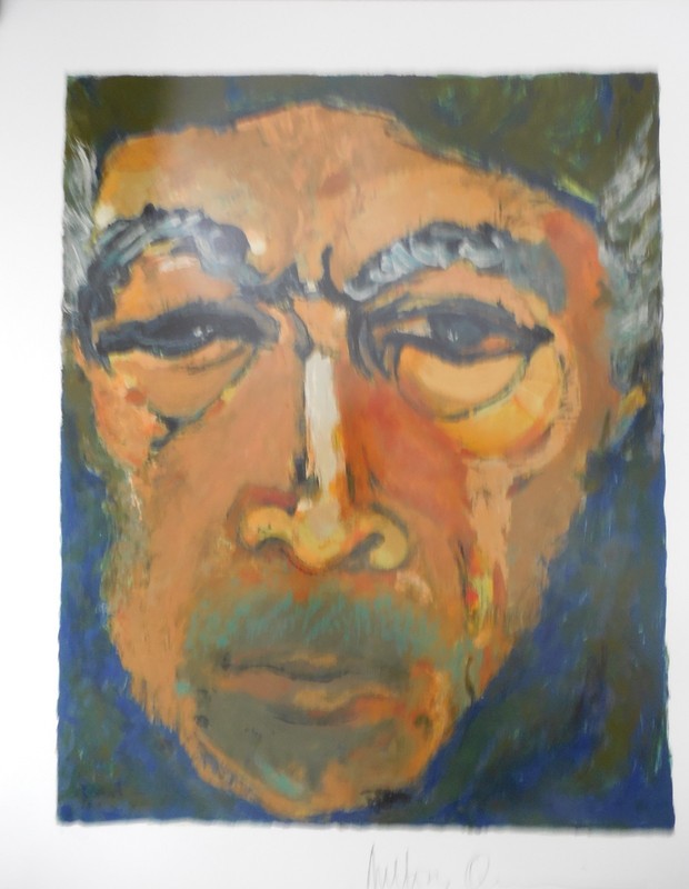 Anthony Quinn «Glance in the Mirror» Serigraph Hand Signed & Numbered 1984 !