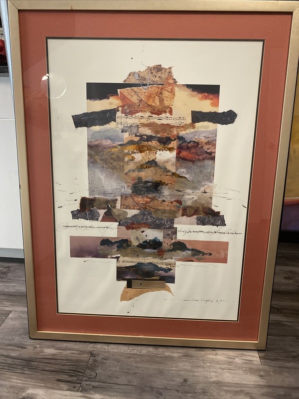 Joanne Miller Rafferty American Contemporary Melody Memory 24×35 Signed FRAMED