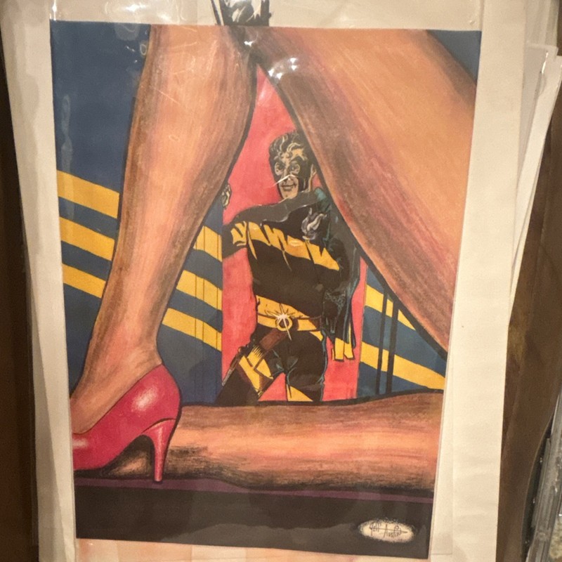 Original Comic Art Jeff Austin DC Comics «The Ray» Hand-Painted Production Piece