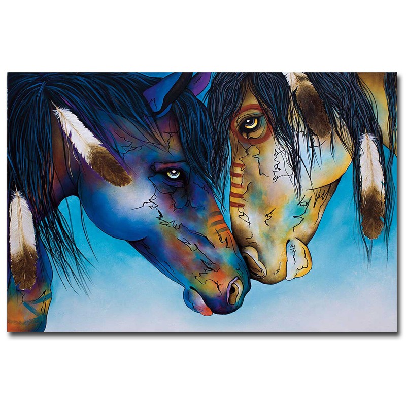 Kindred Spirits by Micqaela Jones Gallery-Wrap Canvas Giclee Art (12 in x 18 in)