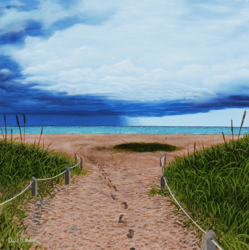 A Stormy Day at The Beach