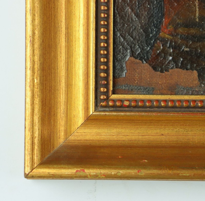 Antique 19C Dutch oil painting 153126 gallery