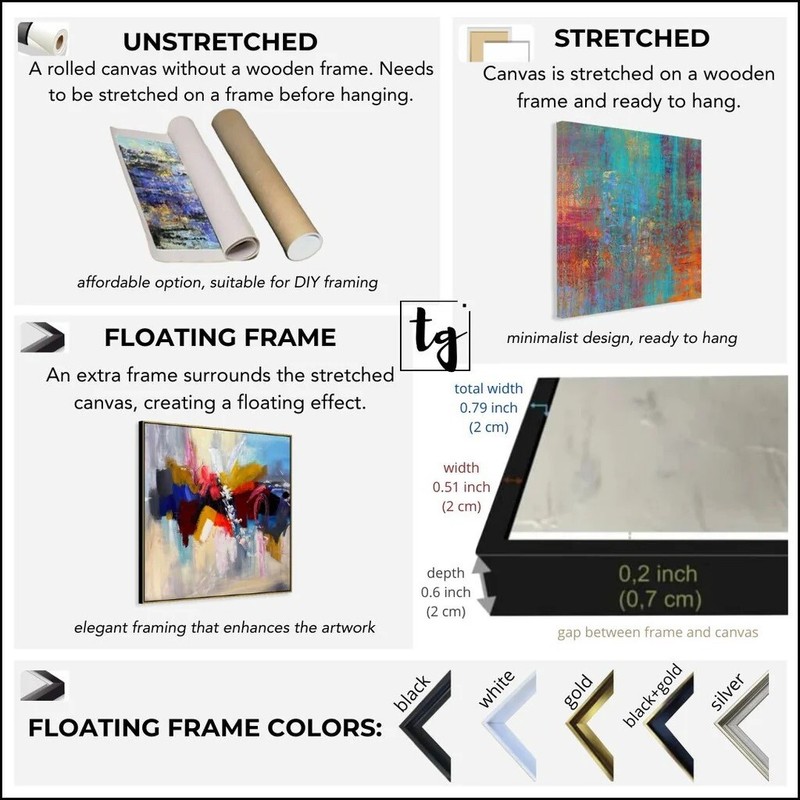 Large Abstract Expressionist Portrait Vibrant Acrylic Figurative Painting Modern gallery