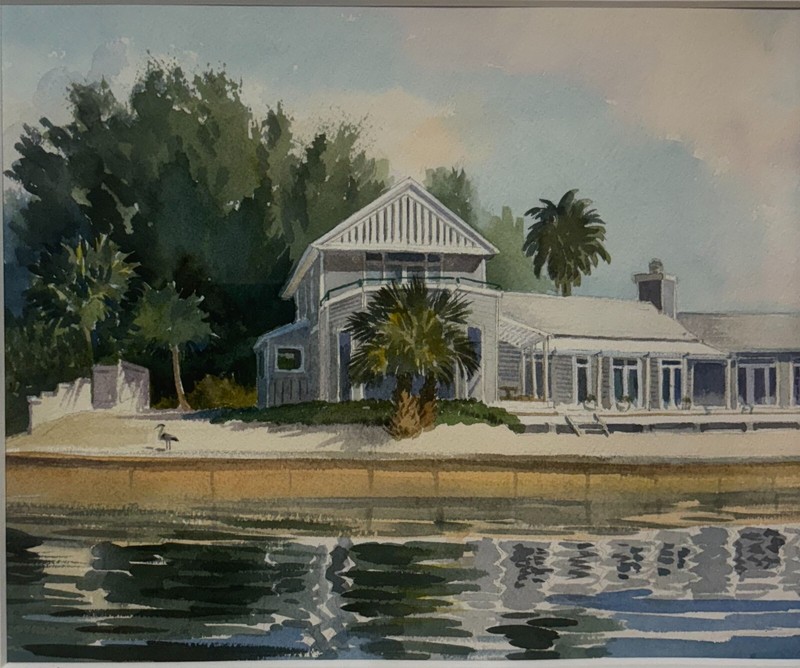 Original WINI SMART Oceanfront Home FLORIDA Seascape PAINTING -Marco Island BOCA gallery