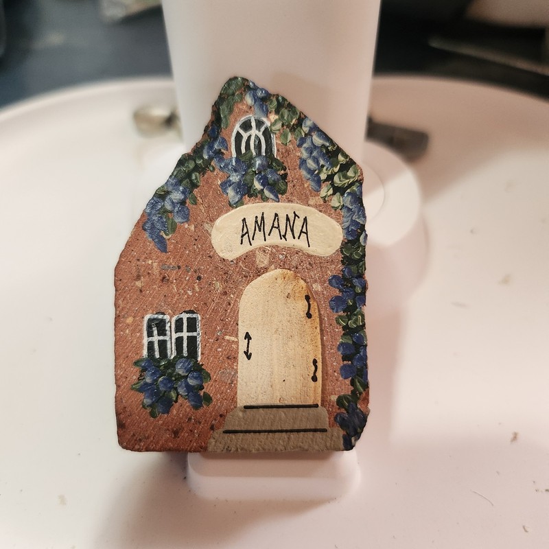 Hand Painted Mini Brick Front Door Amana