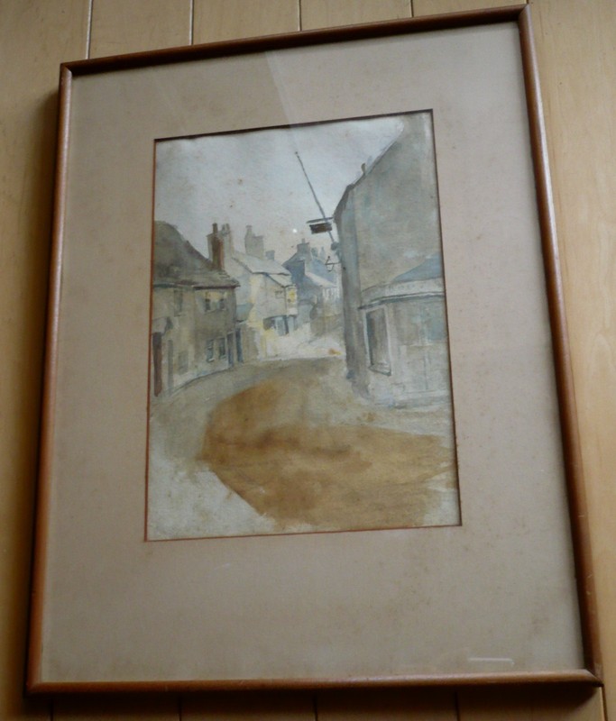 LAURA BURTON, SWANAGE DORSET ENGLAND English Vintage Watercolor IMPRESSIONISM