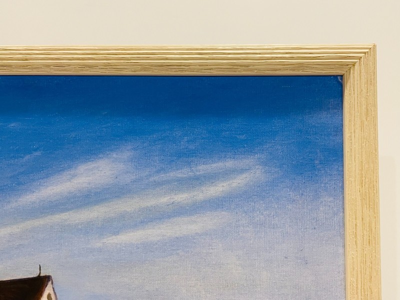 EDWARD HOPPER Hand Painted Reproduction The Lighthouse at Two Lights - 18 x 22" gallery
