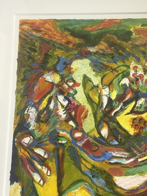 Anthony Quinn Original Oil Painting on Paper “Those Frontier Plains” gallery
