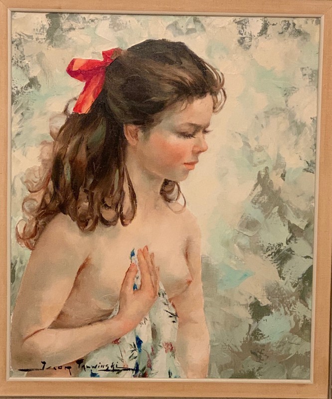 oil painting igor talwinski young girl portrait