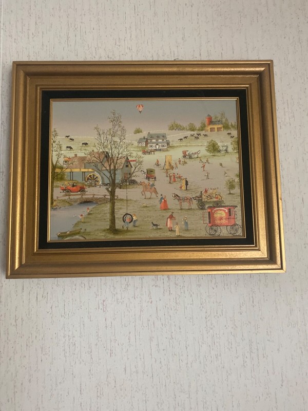 C Carson paintings. Framed. Seasons set of 4. Don’t have the 4th one only have 3