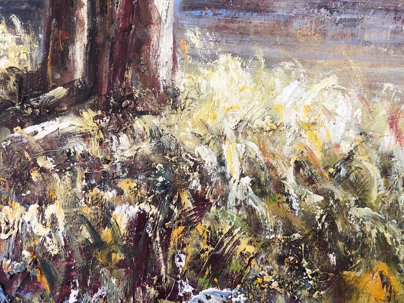 Forest,Original Oil Painting by R. Cook, 91 X 61 cm gallery