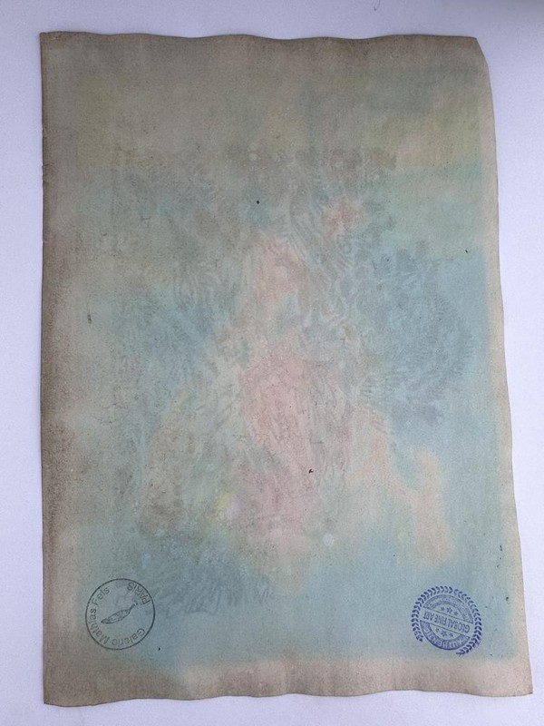 George Condo COA Art Painting Original Drawing Vintage gallery