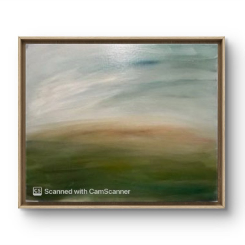 BLESSED#314 Abstract 11×14 Original Oil Canvas Board Colorful Art
