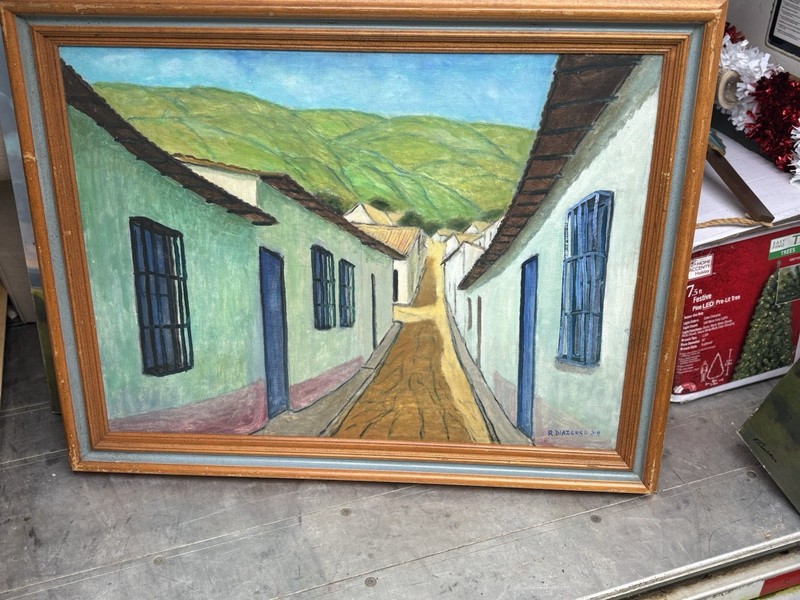 Vintage Wooden Frame Fits 18"x24"in In Good condition gallery
