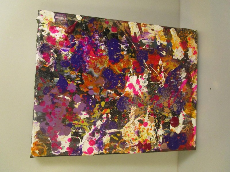 Musk Yai Abstract Expressionist Canvas Painting One Of A Kind Double Sided 2026 gallery