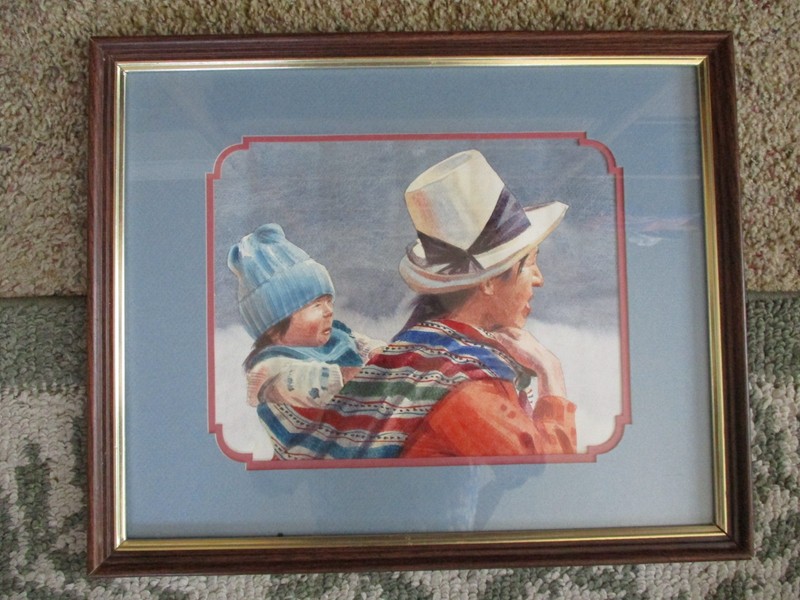 Lima Peru 1995 – Mendez Original Watercolor Painting 13″ bt 19″