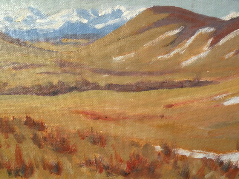 Canadian art impressionist painting Cochrane Alberta John Davenall Turner d1980 gallery