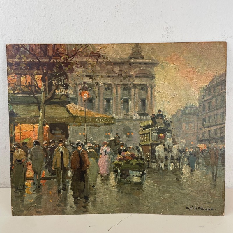 Antoine Blanchard Cafe De La Paix