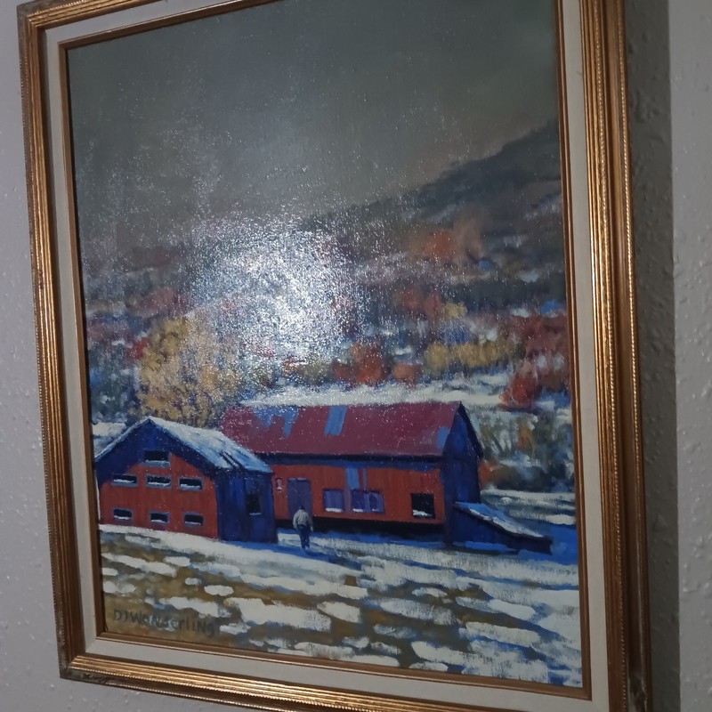 Pennsylvania Artist Dj Wonderling Impressionist Landscape Oil On Canvas gallery