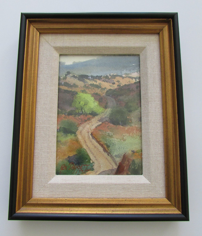 Ken Daggett New Mexico Landscape Painting High Road to Taos