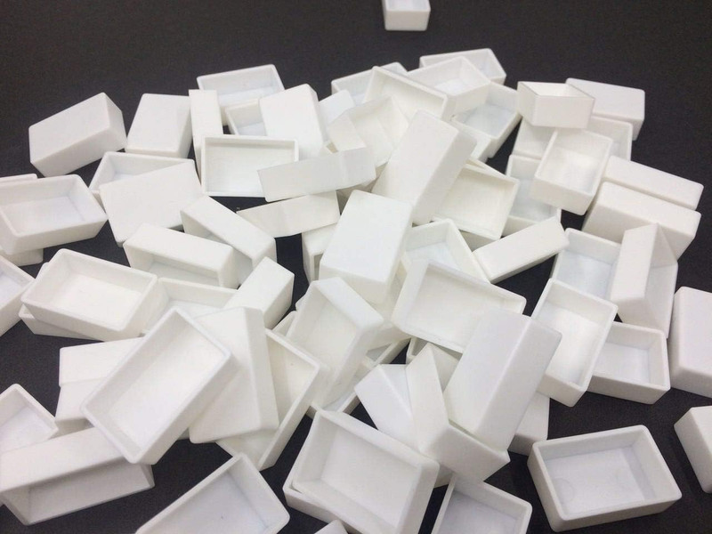 White Plastic Empty Watercolor Paint Pans_48Pcs Full Pans