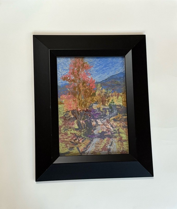 Ida Josephine Burgess Landscape Painting Plein Air Antique Chicago, NY Artist