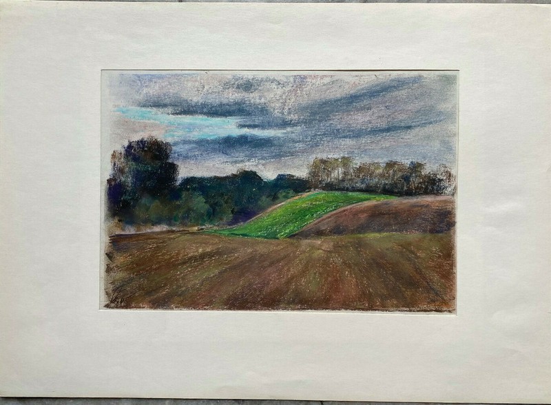 Franz Ehmke *1928 -2018 DDR Painter °At Tegler Fließ near Schildow