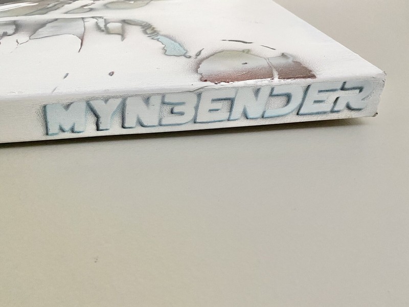 MASSIVE Native American Graffiti Art- Original Work Signed -MynBender- gallery