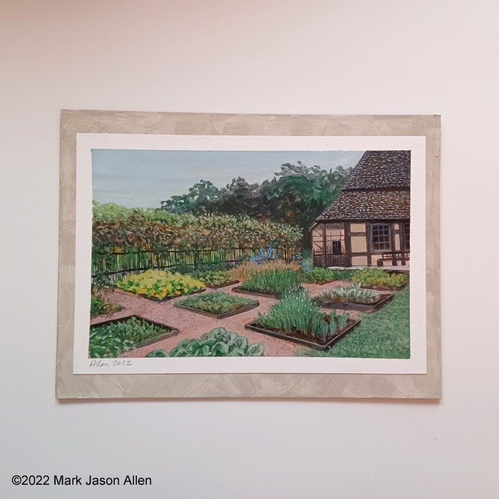 Original Painting Direct from Artist – 7.5 x 11 Gouache on Watercolor Paper