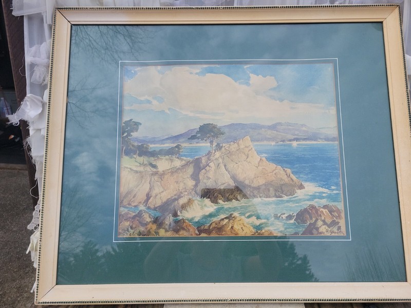 Cyprus Point by DAVIS F. SCHWARTZ 16×20 Lithograph Original