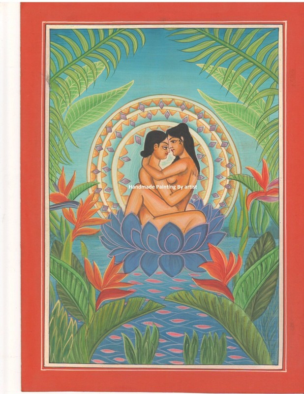 Indian Miniature Painting Art Gallery Kamasutra Kama Sutra Art of Love