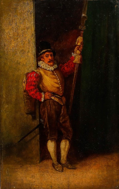 After Jean-Louis-Ernest Meissonier (1815-1891) - 19th Century Oil, The Pikeman gallery