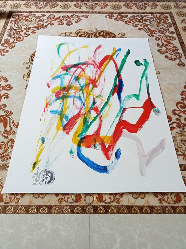 🐘HOME WALL DECOR AUTHENTIC ORIGINAL ART PAINTING BY THAI ELEPHANT 0482 #Wanalee