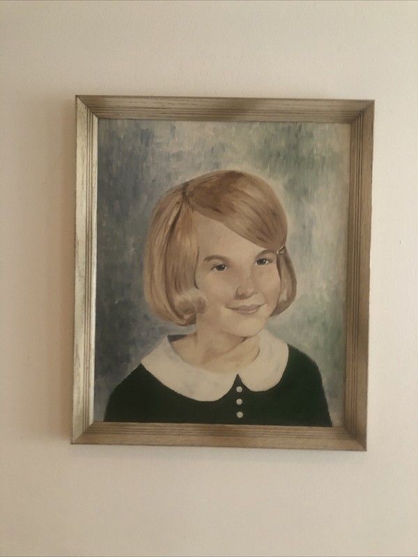 Raphael Soyer Russian-American Artist Oil painting Young Girl ,1965