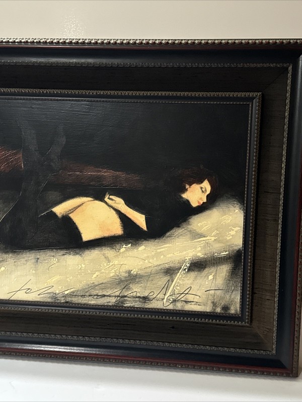 Painting Women Women Pretty Female Model Famous Fabio Calvetti Italian Listed gallery