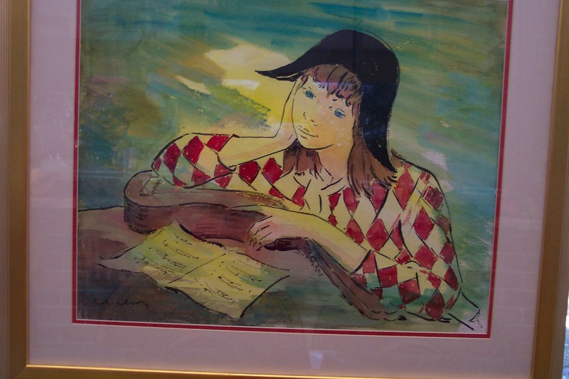 THE DREAMER – Exquisitively detailed watercolor–Renowned French Painter