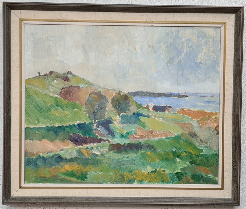Abstract oil painting painting oil painting masterpiece landscape nature sea 75