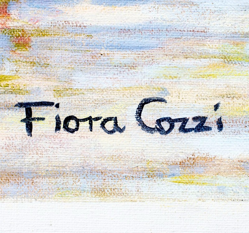 Fiora Cozzi (NY,1922-1992) oil painting 137628 gallery
