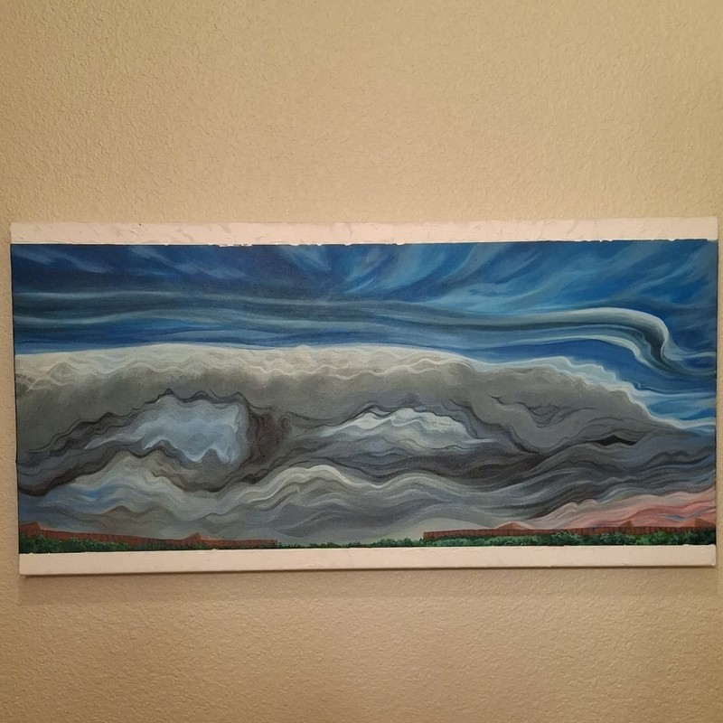 Waves of the Storm Landscape Canvas 2025