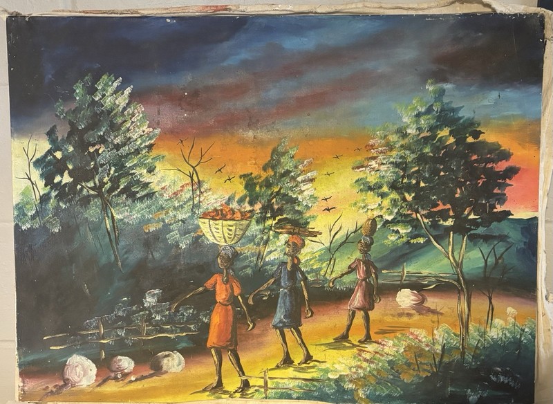 Haitian Original Oil Painting Canvas Artwork