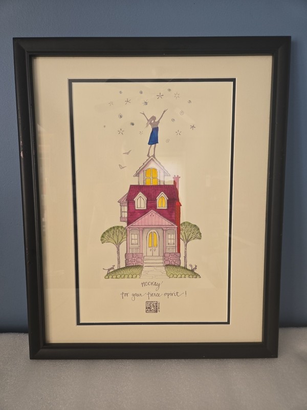 J Stone Original Watercolor Hand Painted Poster On Archival Quality Poster Frame
