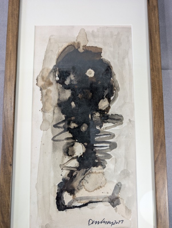 Cuban Artist Manuel Diaz Rosario Orisha Original Abstract Ink Art Painting gallery