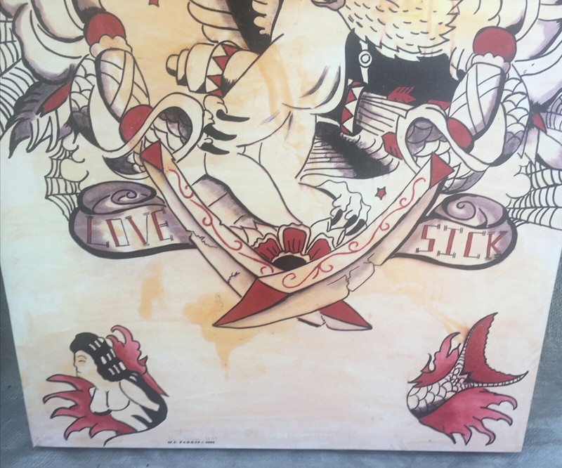 Original Painting By M. C. Farris Mixed Media Artist 30” By 24” gallery