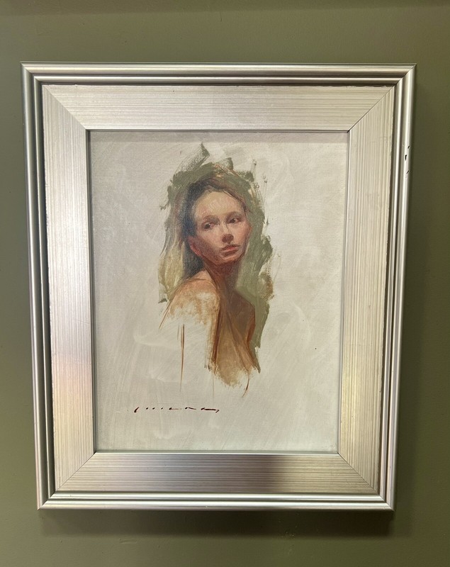 Casey Childs Stunning Oil Portrait Study