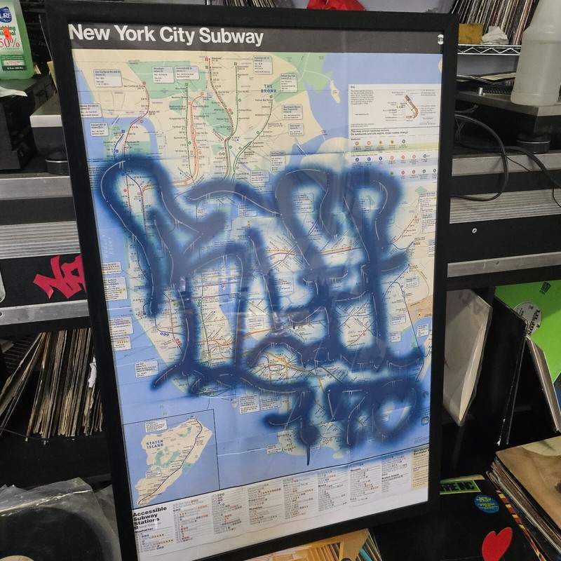 NY GRAFFITI Map RIFF 170