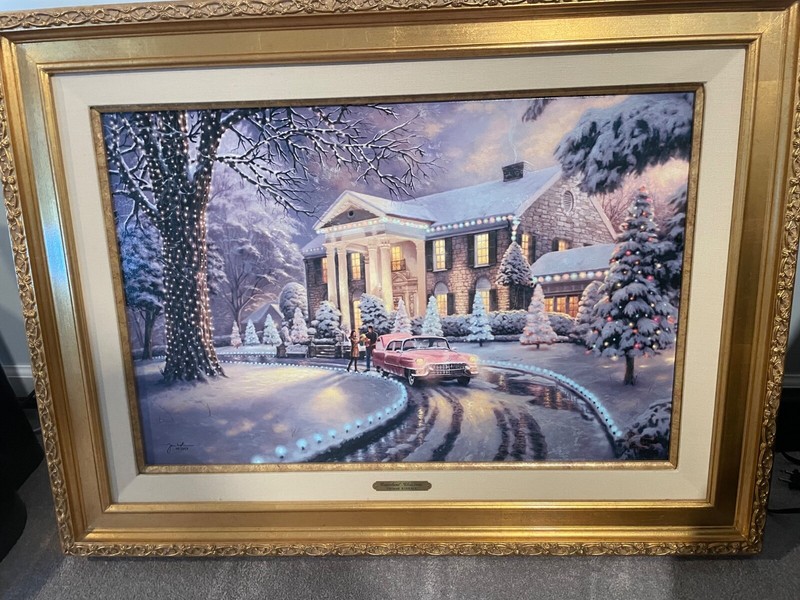THOMAS KINKAID CANVAS PAINTINGS gallery